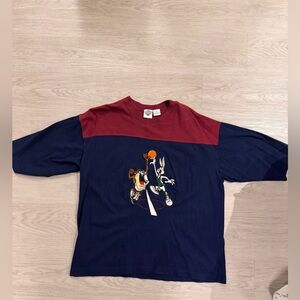 Vintage 1991 Looney Tunes Warner Bros T-Shirt Men’s Large 90’s Graphic